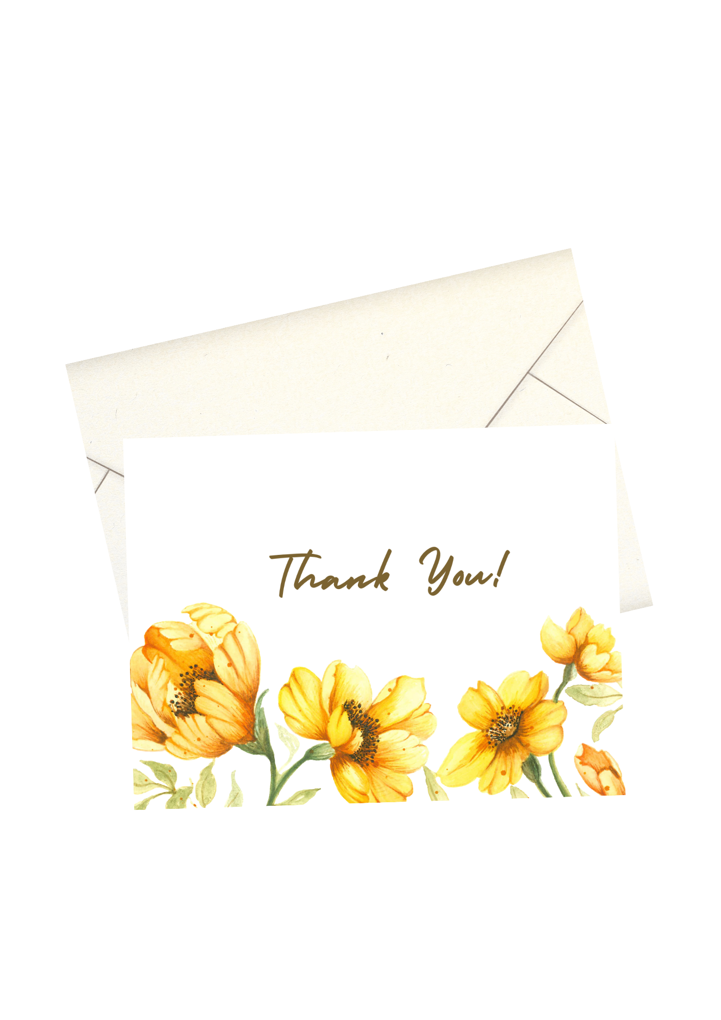 Thank you - Yellow Poppies