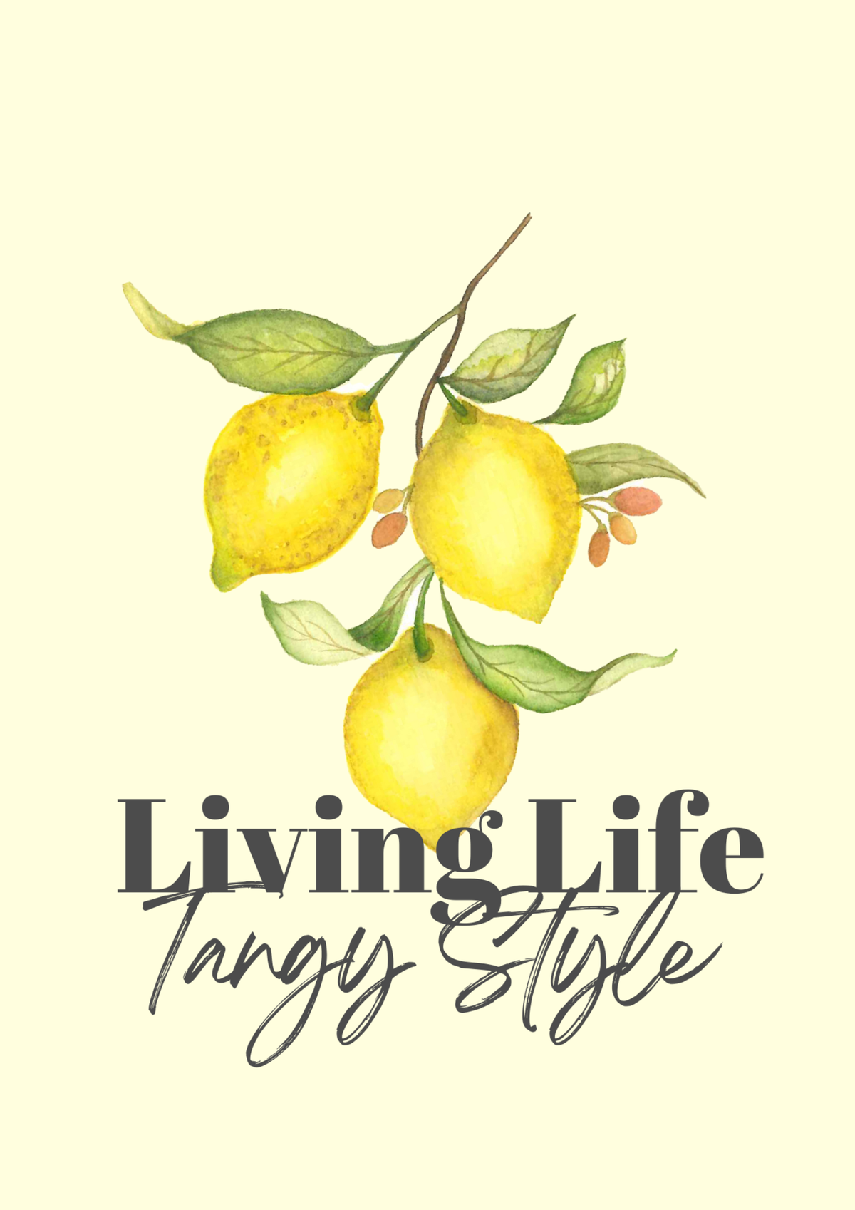 Lemon  Tangy Style ( Poster Only )
