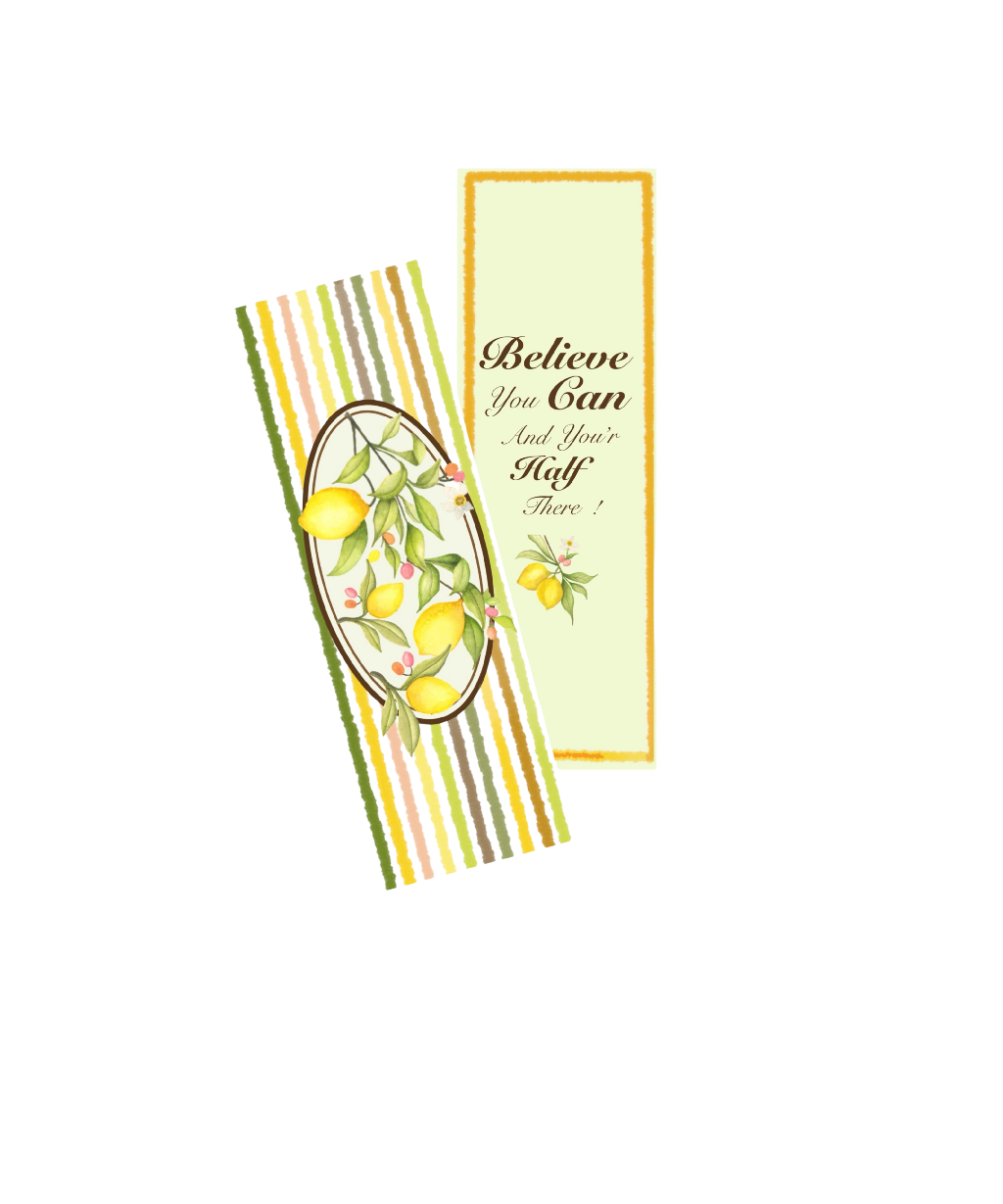 Lemon Bookmark